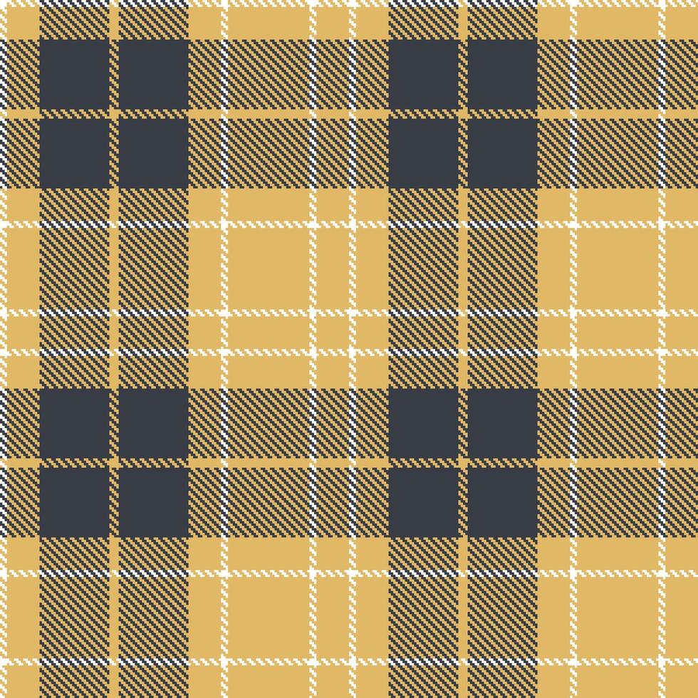 Modern Seamless Tartan in Metallic Desert tones Textile Design vector