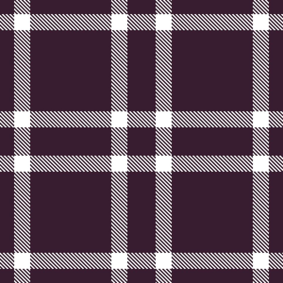 Modern Neon Aubergine Seamless Tartan Textile Design vector