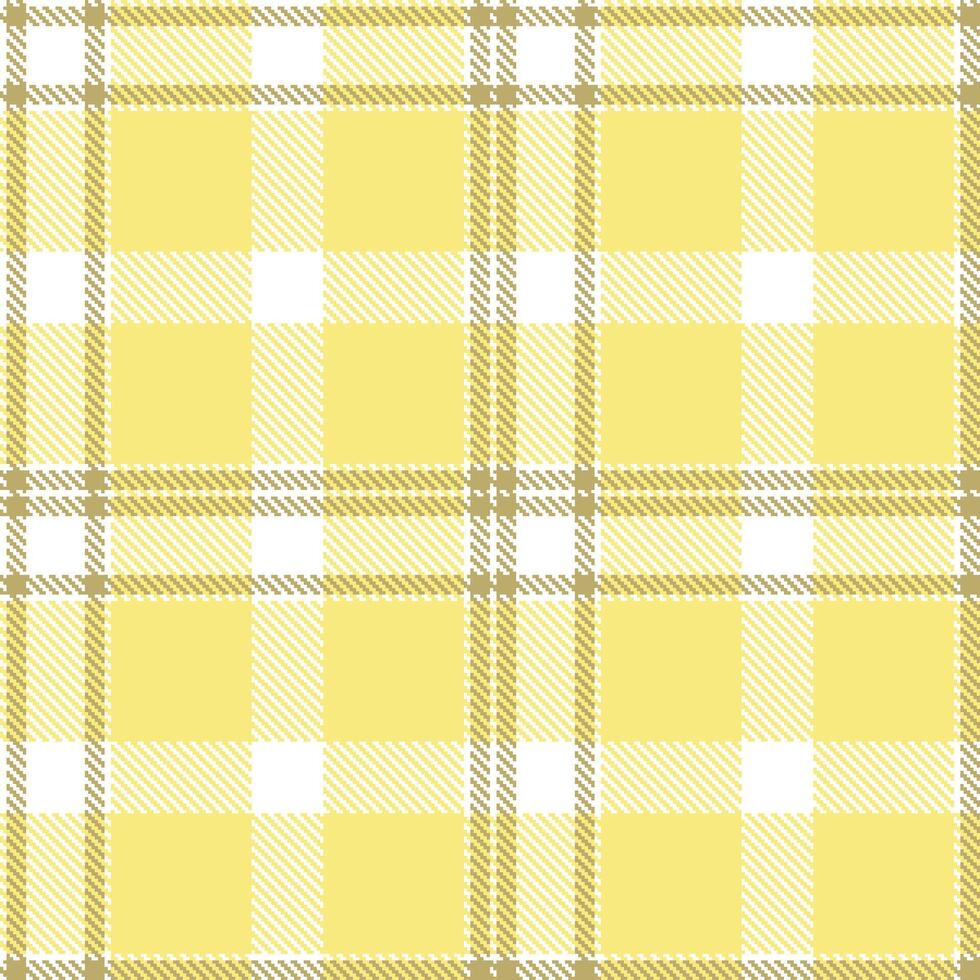 Modern Seamless Tartan in Soft White tones Textile Design Variant 1598 vector