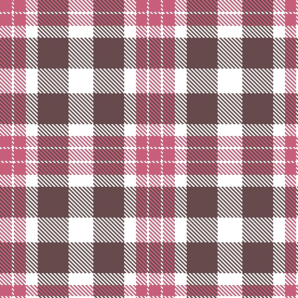 Modern Seamless Tartan in Deep White tones Textile Design Variant 1623 vector