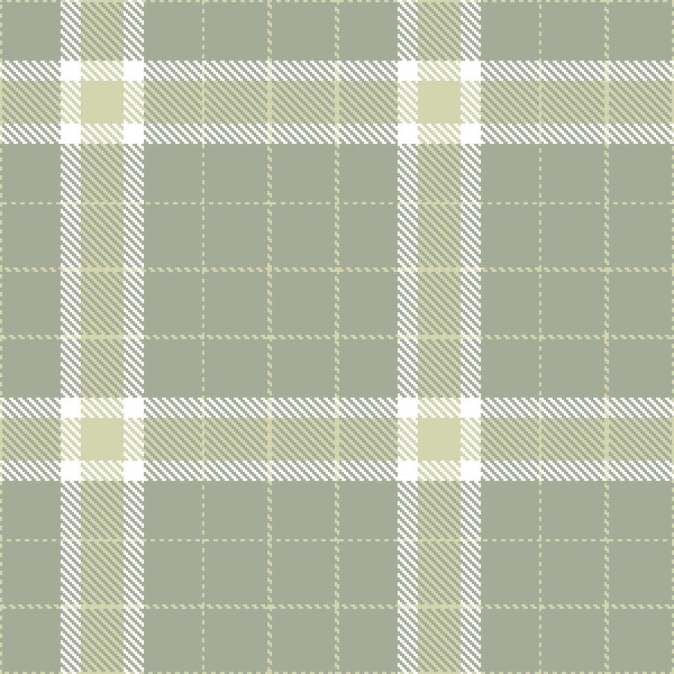 Modern Pastel Beige Seamless Tartan Textile Design Variant 1619 vector