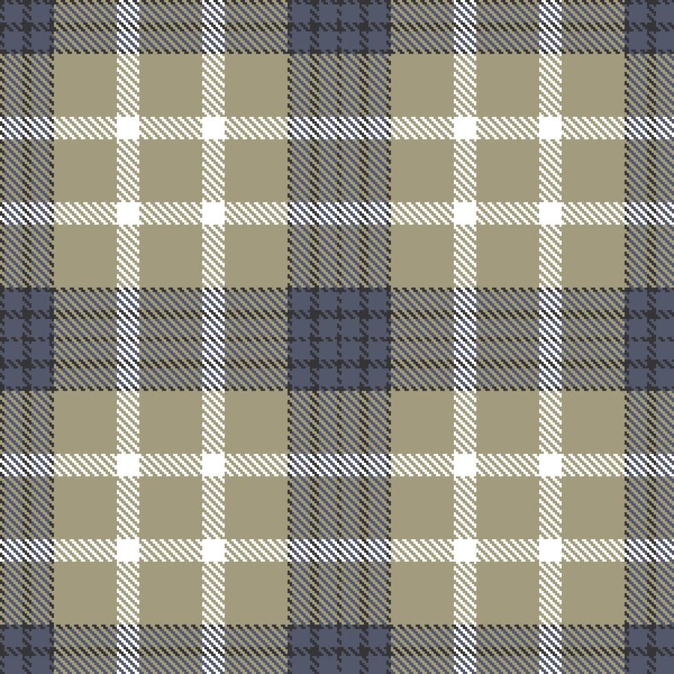 Modern Rich Dark Grey Seamless Tartan Textile Design Variant 1661 vector