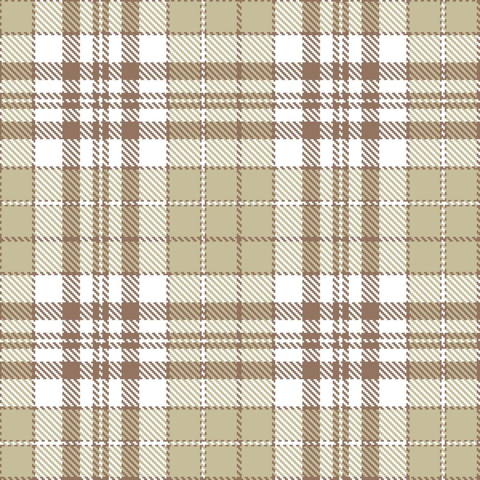Modern Seamless Tartan in Deep Brownish Grey tones Textile Design 386 vector