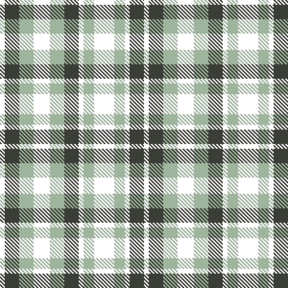 Modern Seamless Tartan in Deep White tones Textile Design Variant 1701 vector