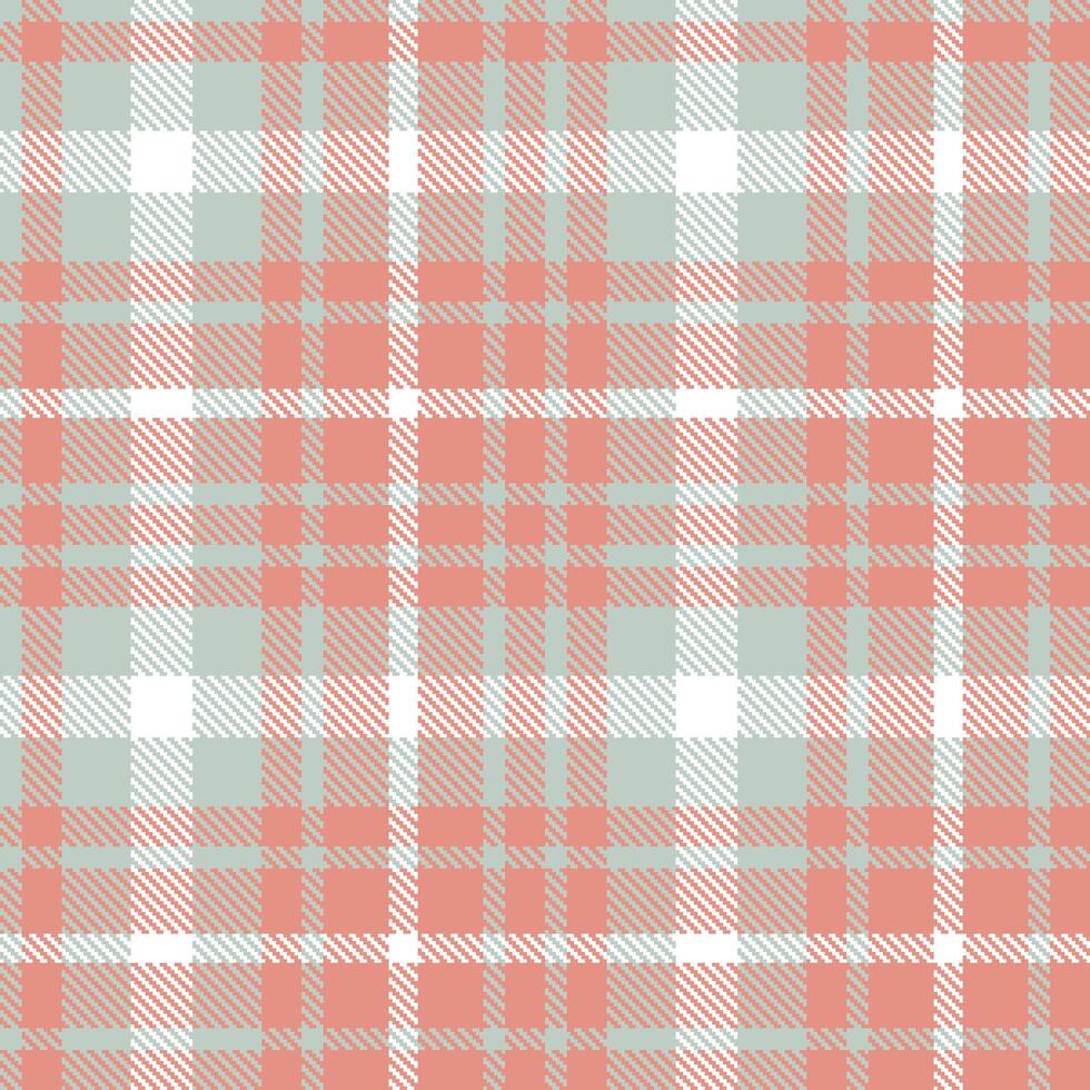 Modern Bright Silver Seamless Tartan Textile Design vector