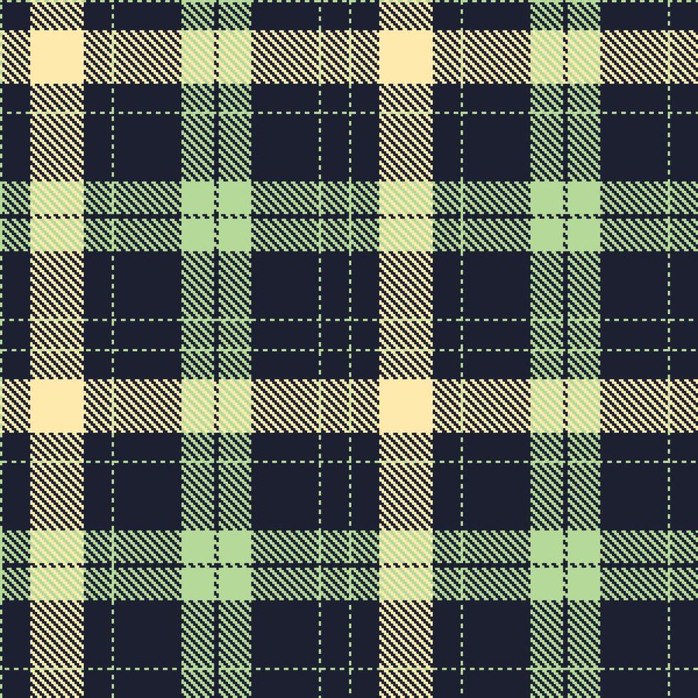 Modern Light Dark Seamless Tartan Textile Design Variant 1795 vector