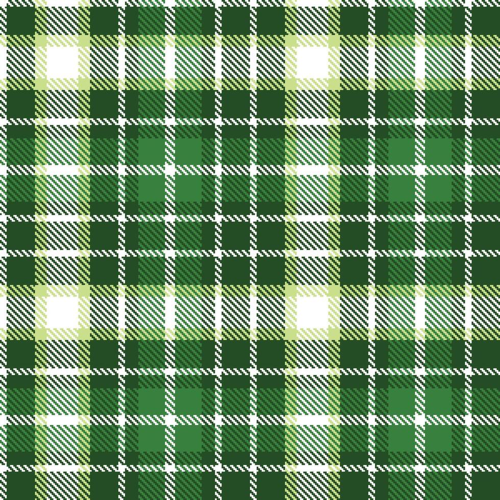 Modern Dusty White Seamless Tartan Textile Design Variant 1845 vector