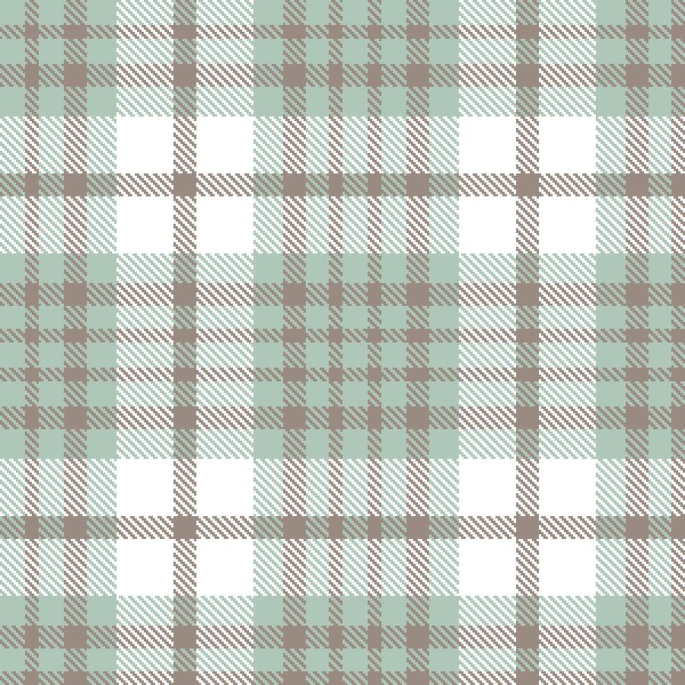 Deep Silver Seamless Tartan with Vivid Warm Grey accents Textile Design vector