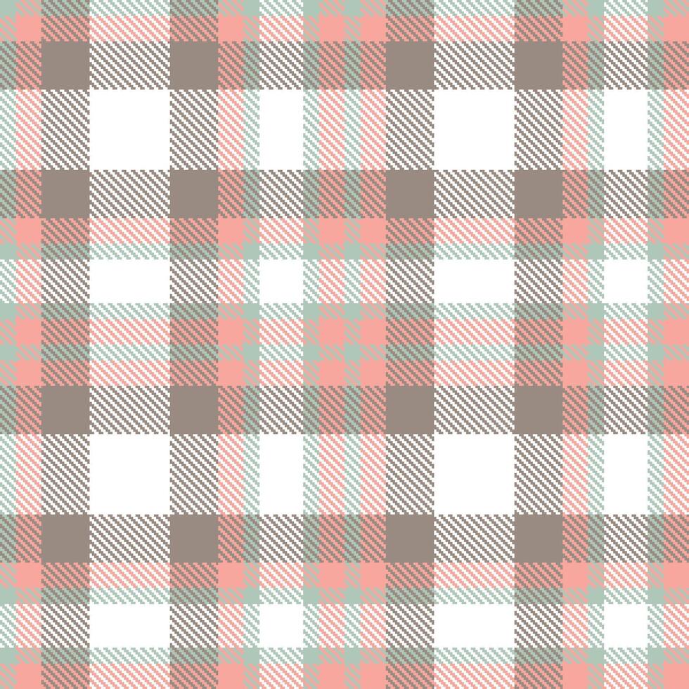 Modern Iridescent Silver Seamless Tartan Textile Design vector
