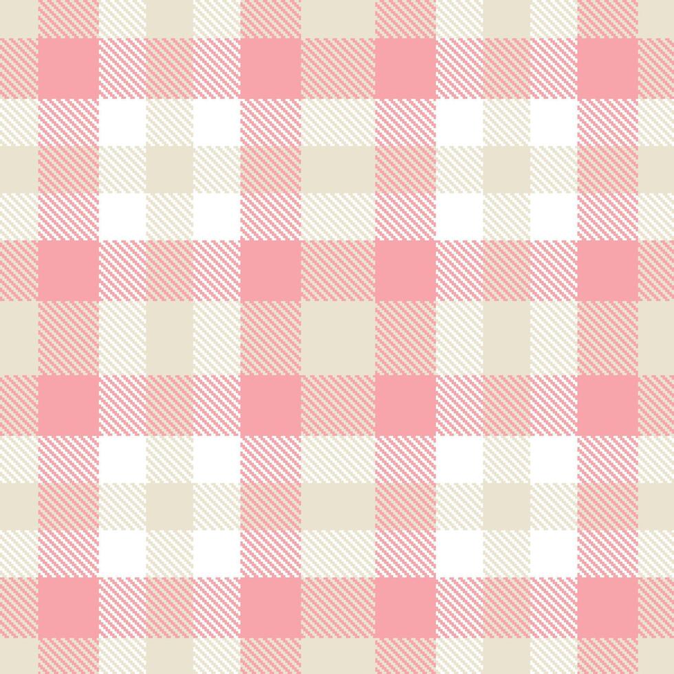 Modern Seamless Tartan in Deep Light Grey tones Textile Design vector