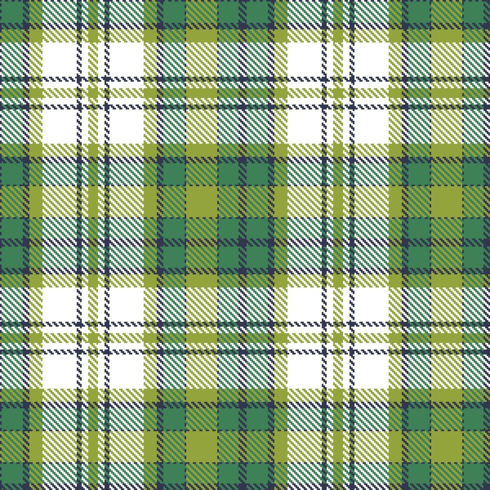 Modern Seamless Tartan in Muted Dark Blue Grey tones Textile Design vector