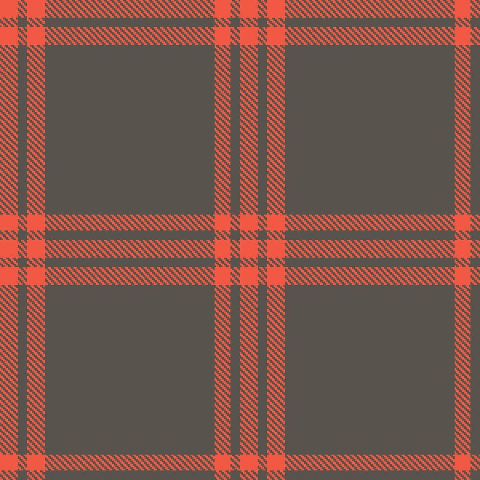 Modern Seamless Tartan in Dusty Coral tones Textile Design Variant 1934 vector