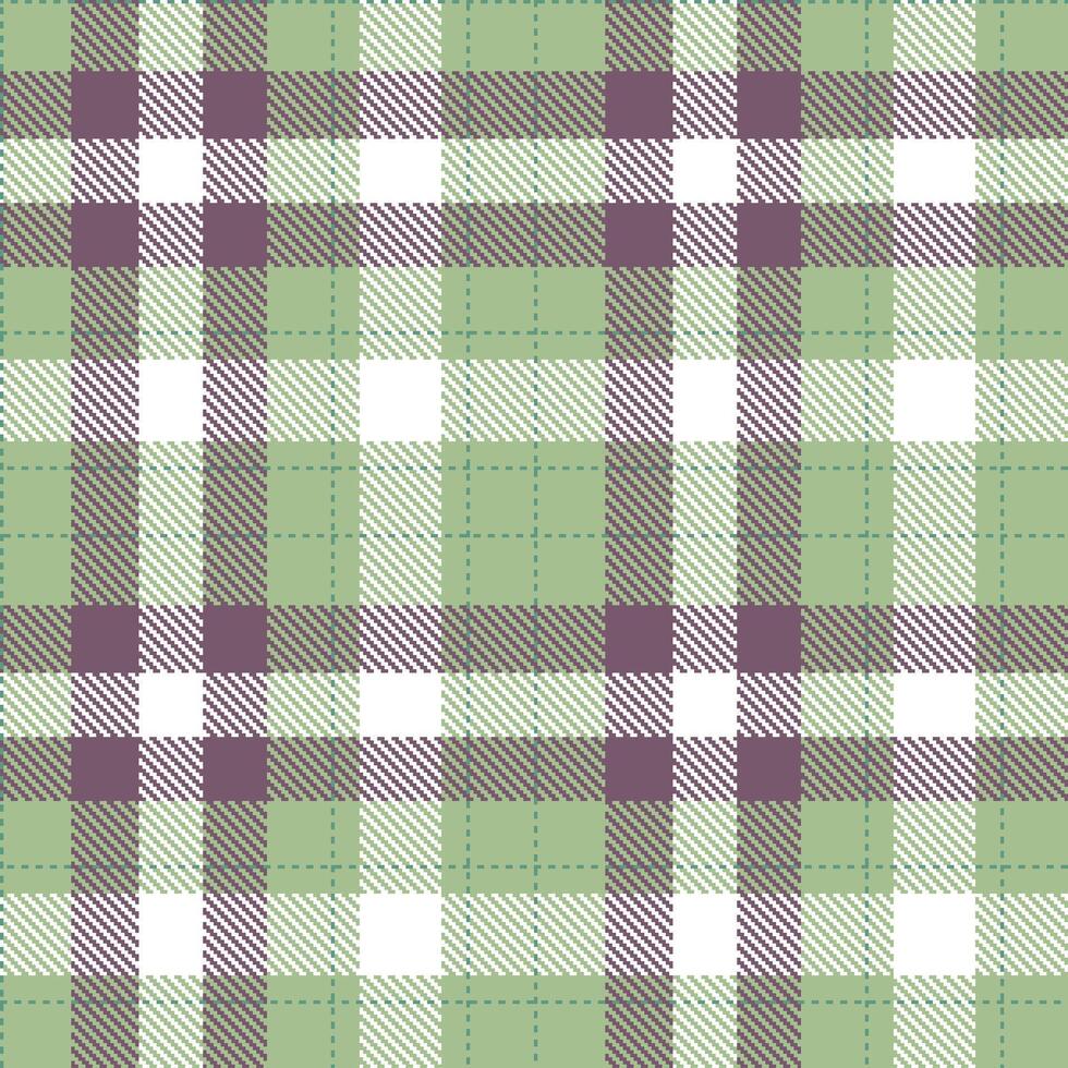 Modern Seamless Tartan in Iridescent Greenish Grey tones Textile Design Variant 1960 vector
