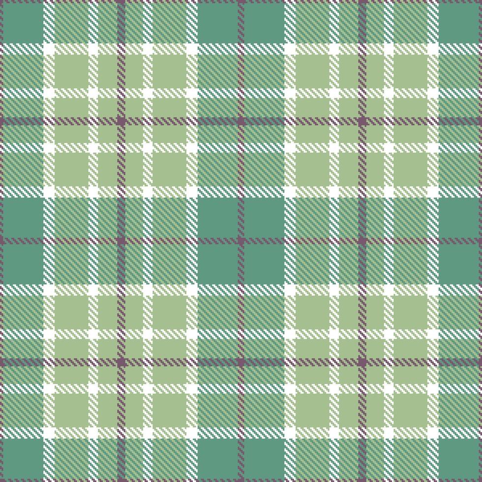 Modern Bright White Seamless Tartan Textile Design Variant 1954 vector
