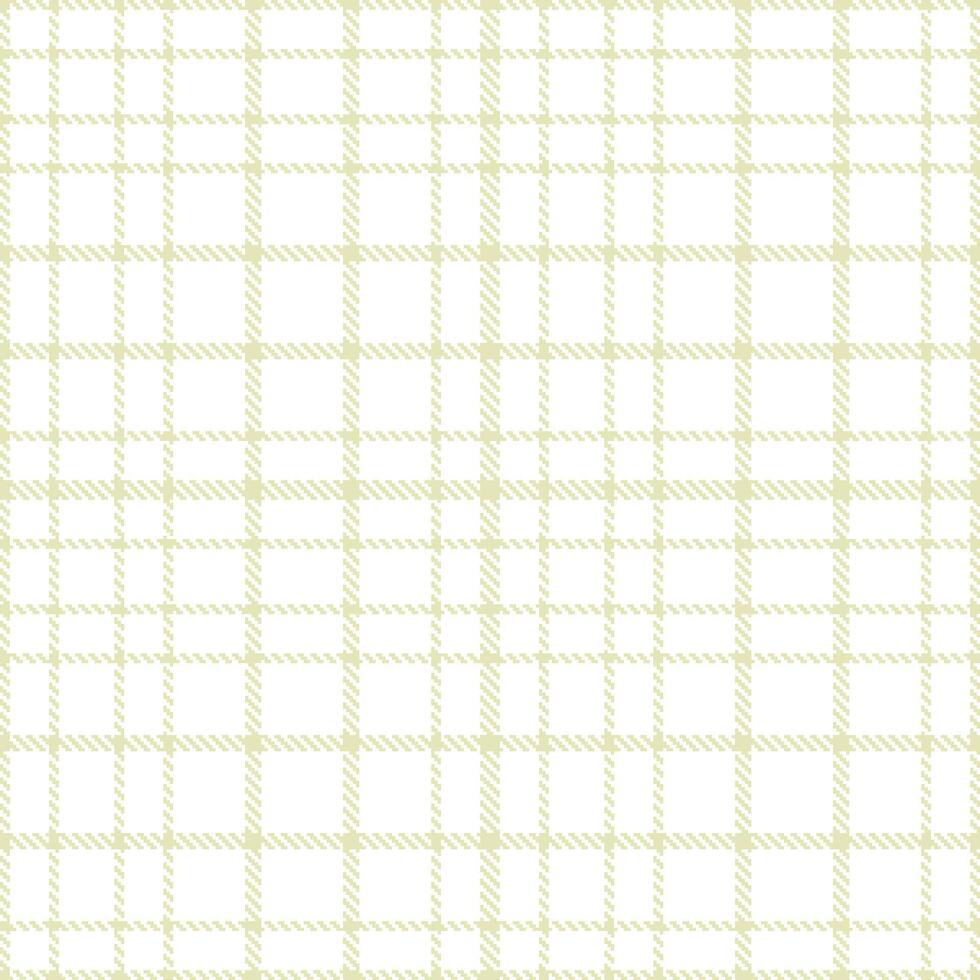 Modern Neon Beige Seamless Tartan Textile Design 386 vector