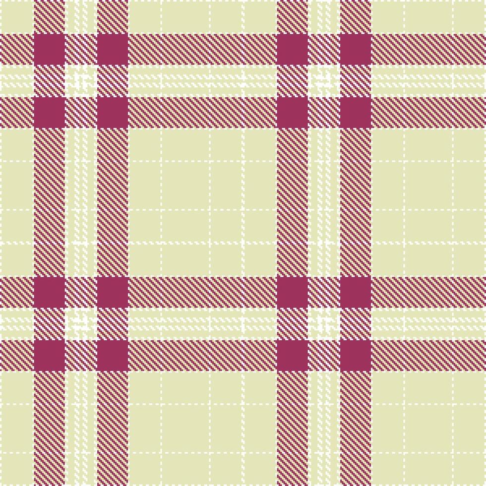Modern Dusty White Seamless Tartan Textile Design Variant 1979 vector