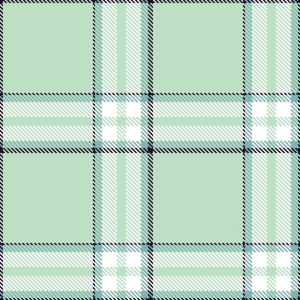 Modern Soft Midnight Seamless Tartan Textile Design vector