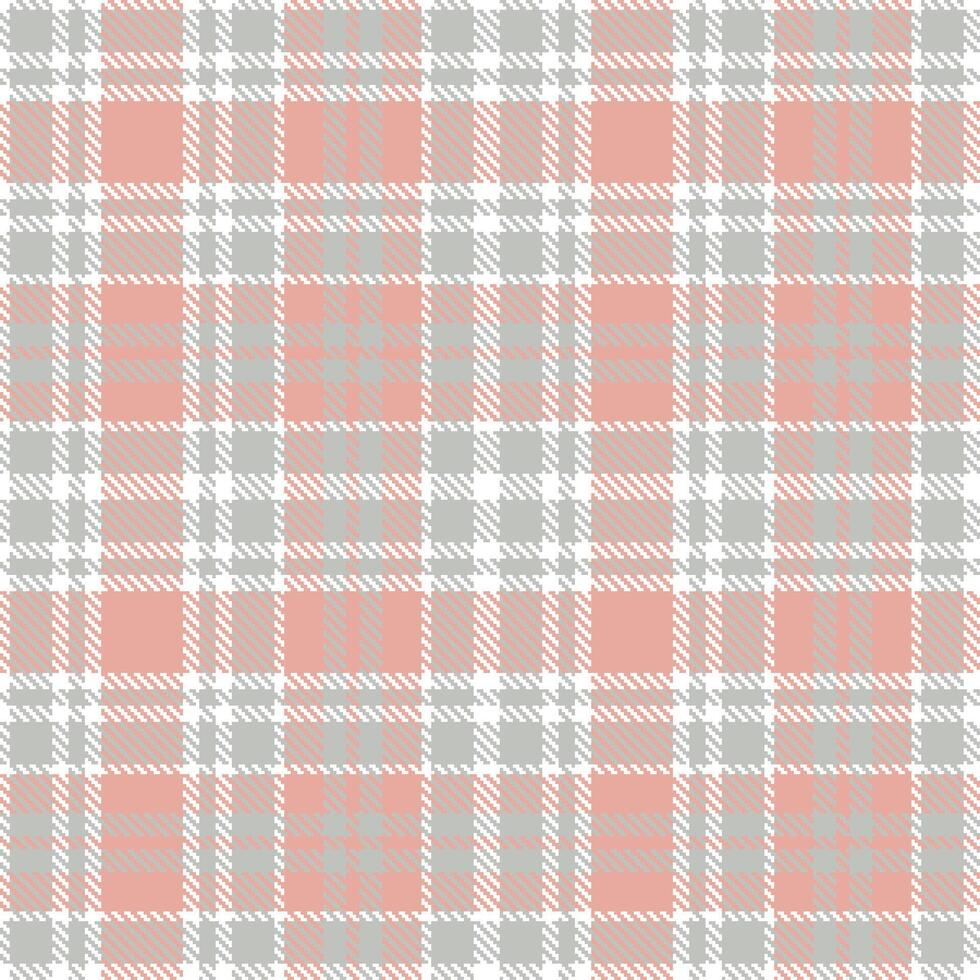 Iridescent White and Dark Silver Seamless Tartan Textile Design vector