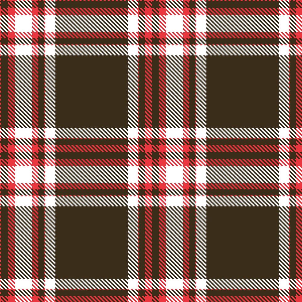 Modern Smoky Light Red Seamless Tartan Textile Design Variant 2105 vector