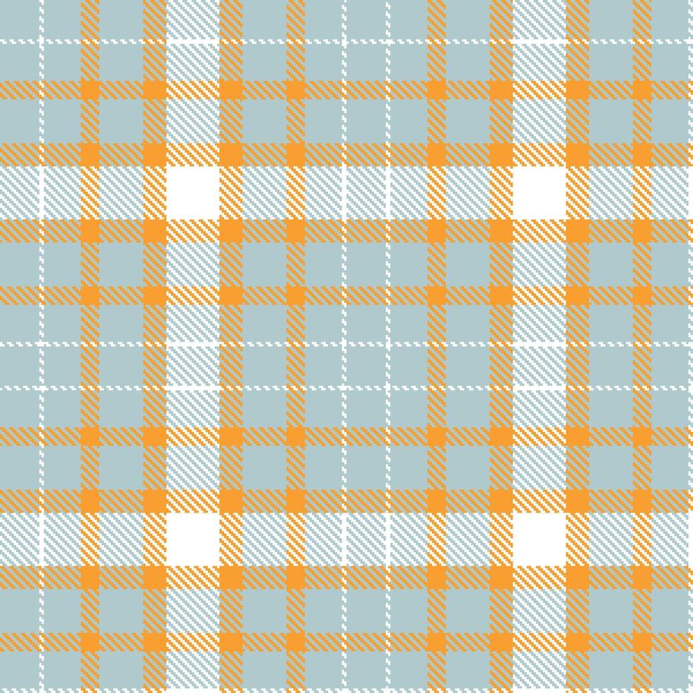 Modern Pale Silver Seamless Tartan Textile Design 386 vector