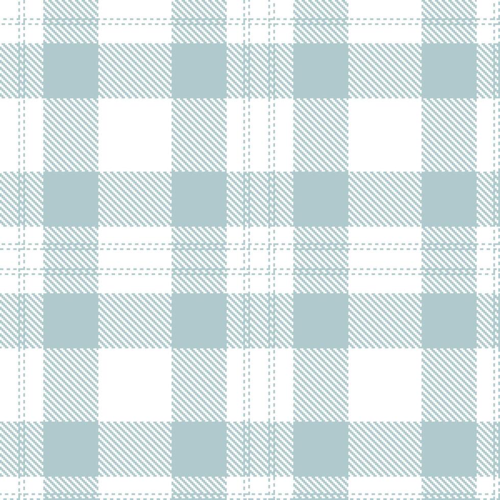 Modern Metallic White Seamless Tartan Textile Design Variant 2118 vector