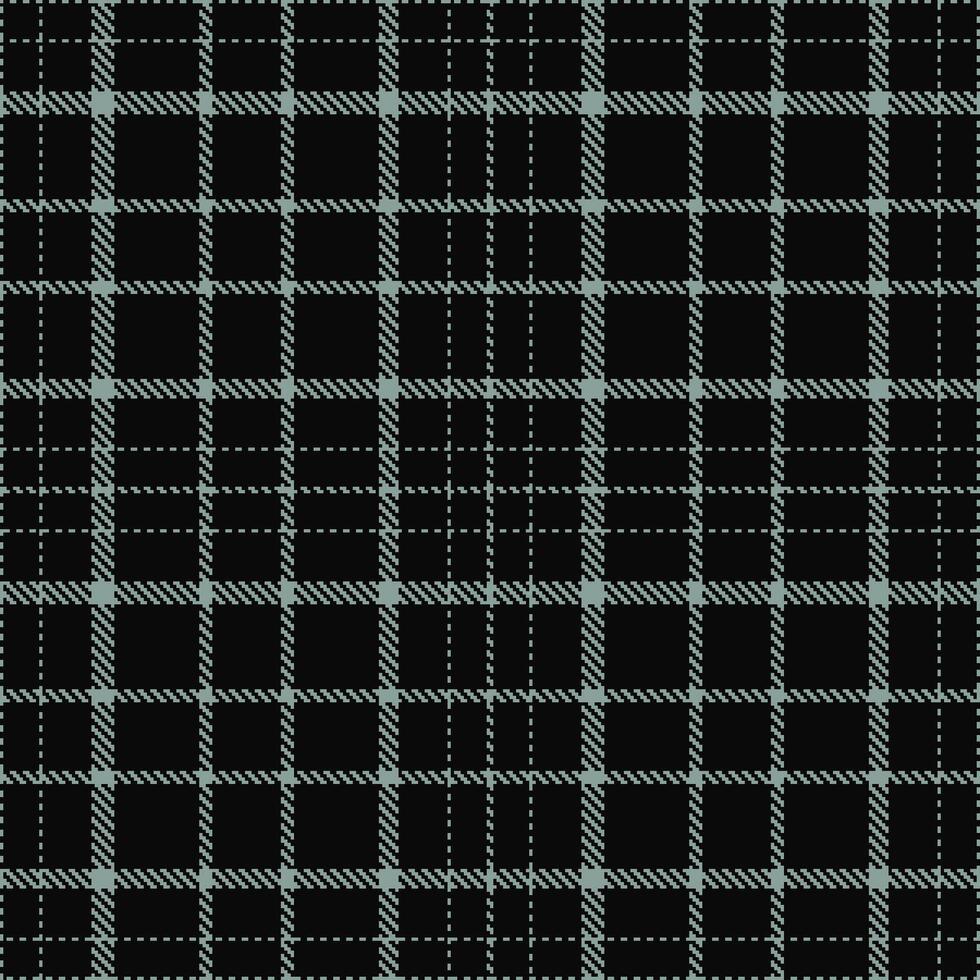 Modern Dusty Cool Grey Seamless Tartan Textile Design 386 vector