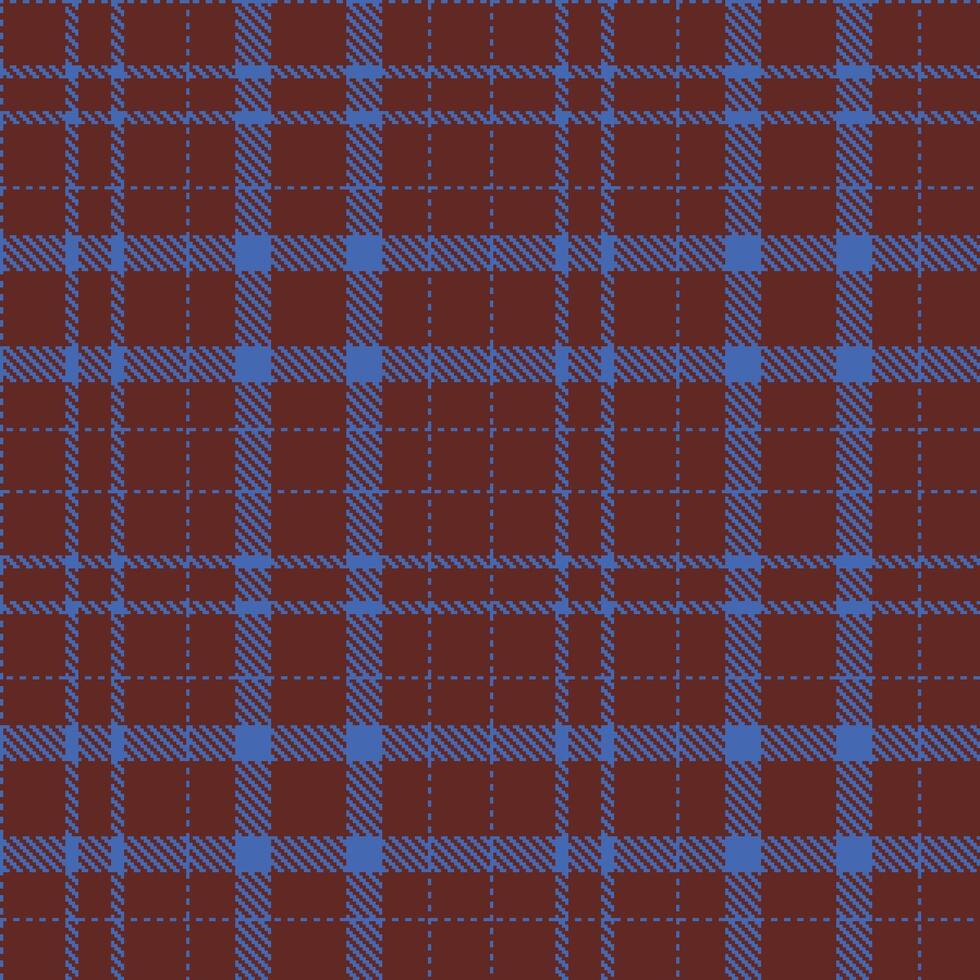 Modern Seamless Tartan in Dusty Bright Blue tones Textile Design Variant 2189 vector