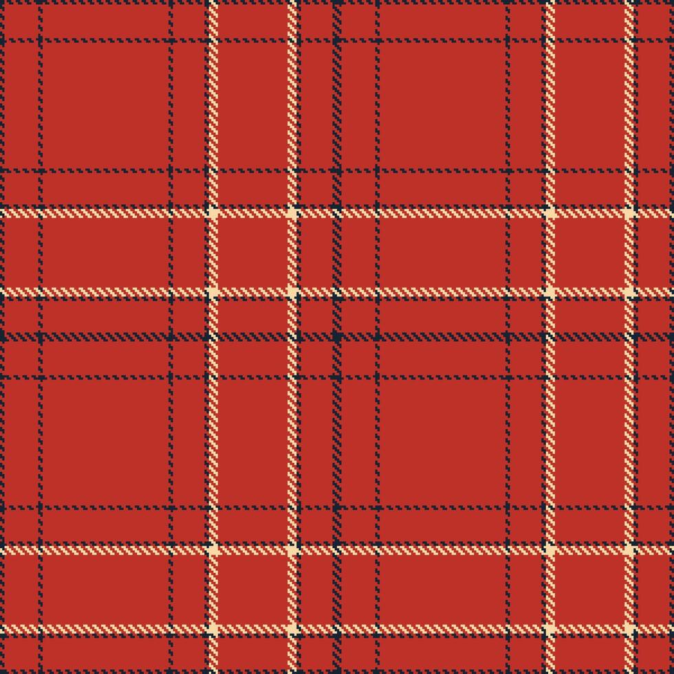 Modern Seamless Tartan in Warm Dark tones Textile Design Variant 2261 vector