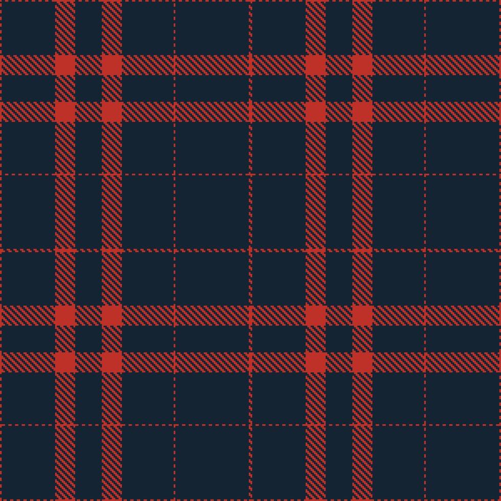 Modern Seamless Tartan in Light Darkish Red tones Textile Design vector