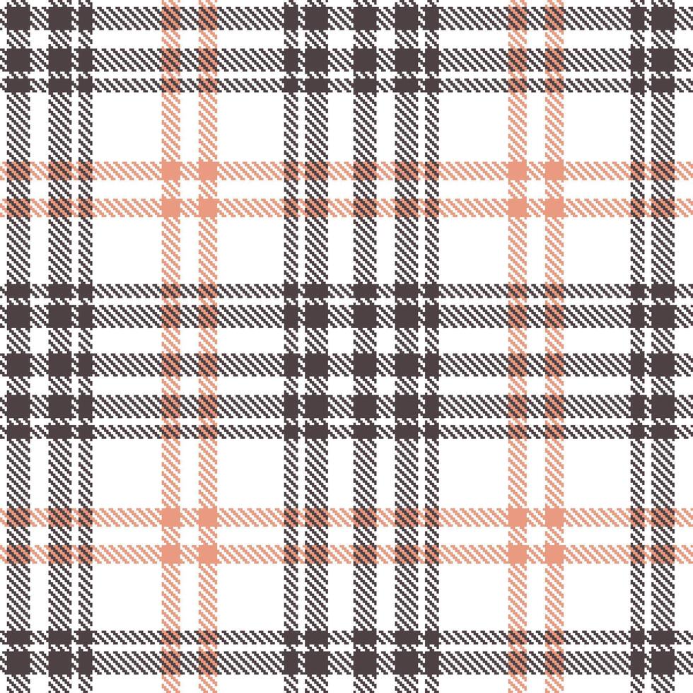 Modern Cool White Seamless Tartan Textile Design Variant 2277 vector