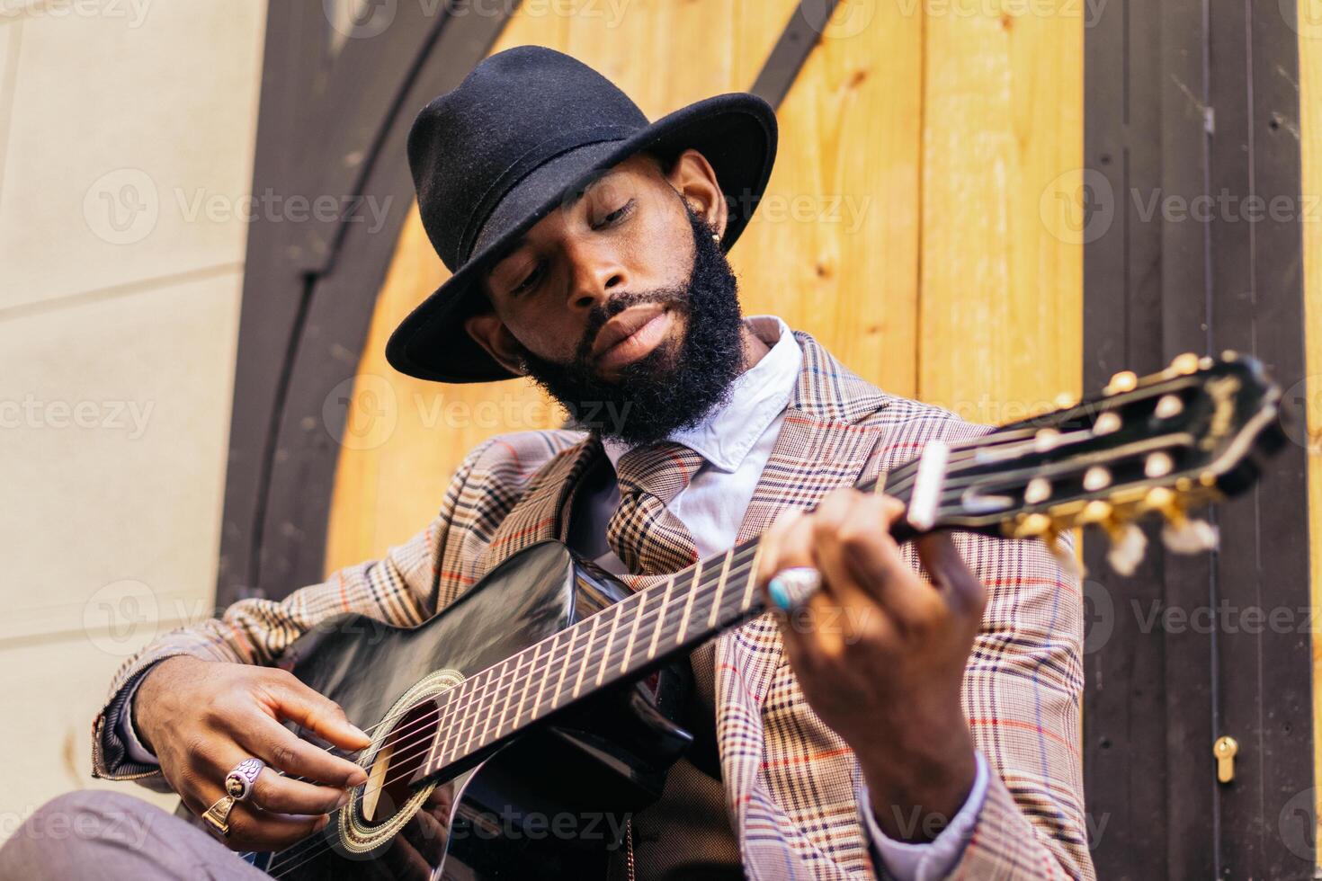 Man wearing a hat photo