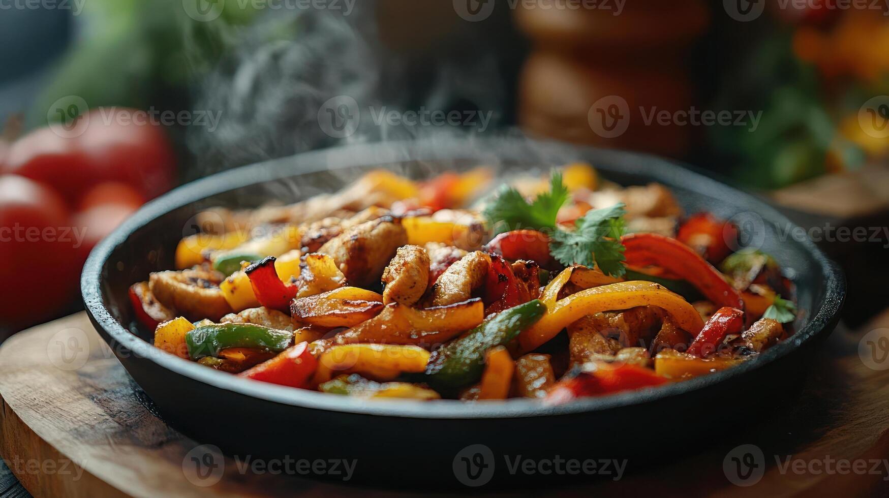 Chicken Fajita Skillet with Peppers and Onions photo