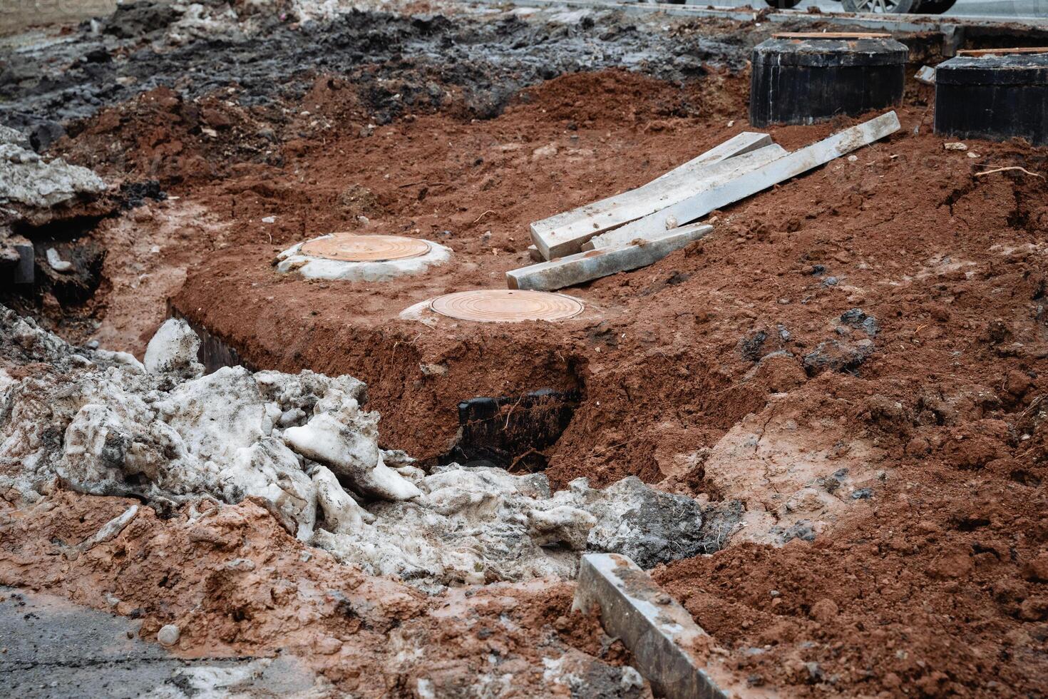 Construction dirt and rocks harm the environment by disrupting vital geological processes, affecting natural landscapes and ecosystems, resulting in serious ecological consequences photo