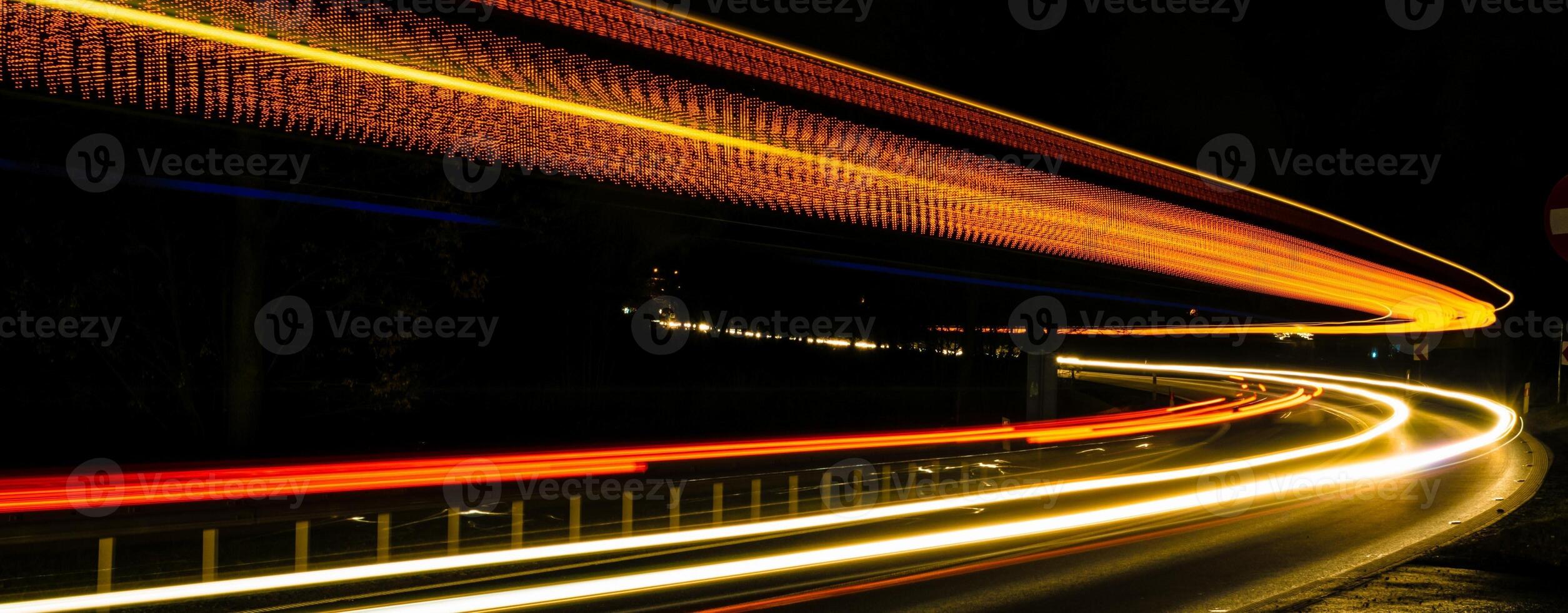 lights car night photo
