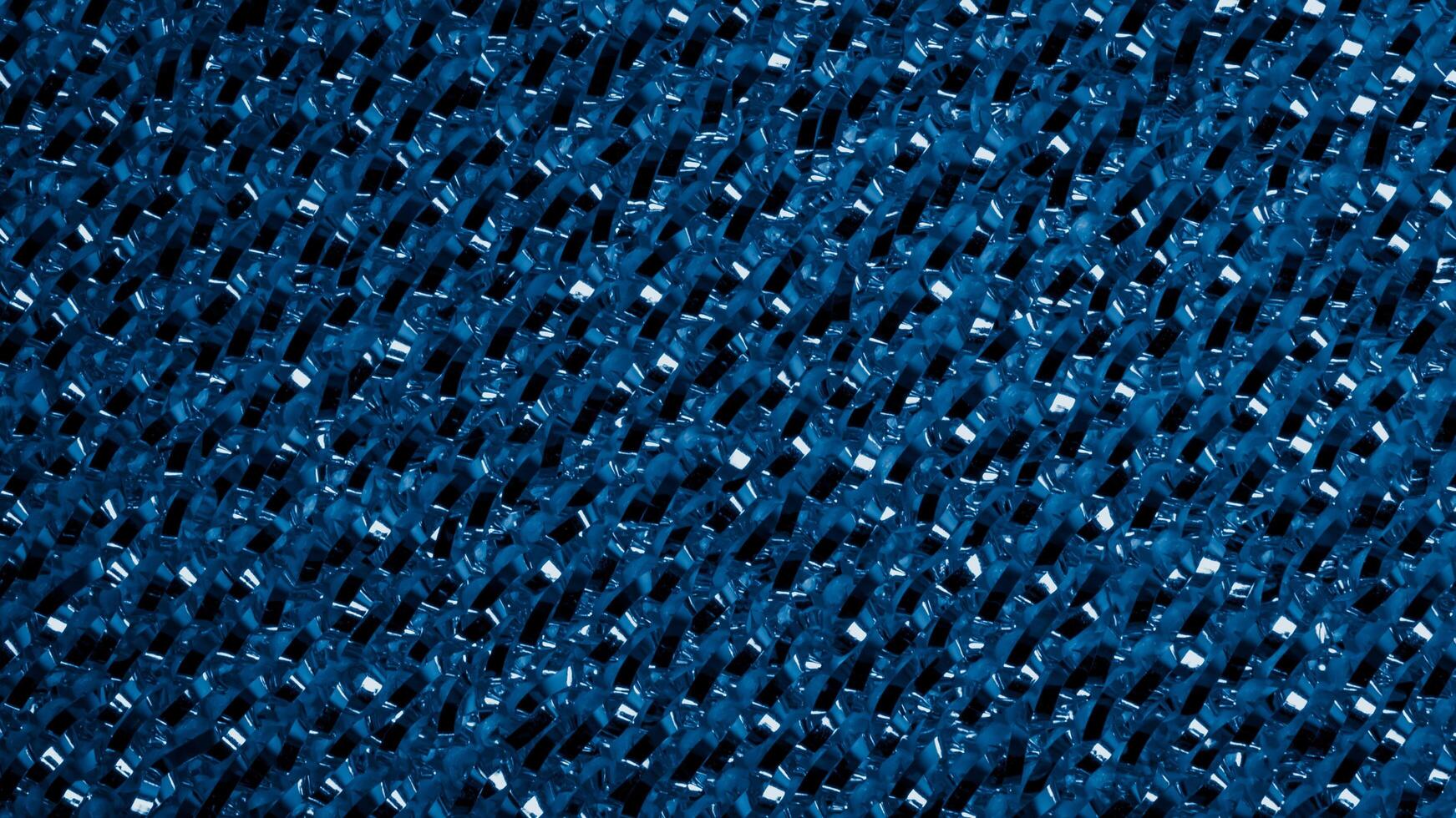 blue washing-up wire with visual details. background photo