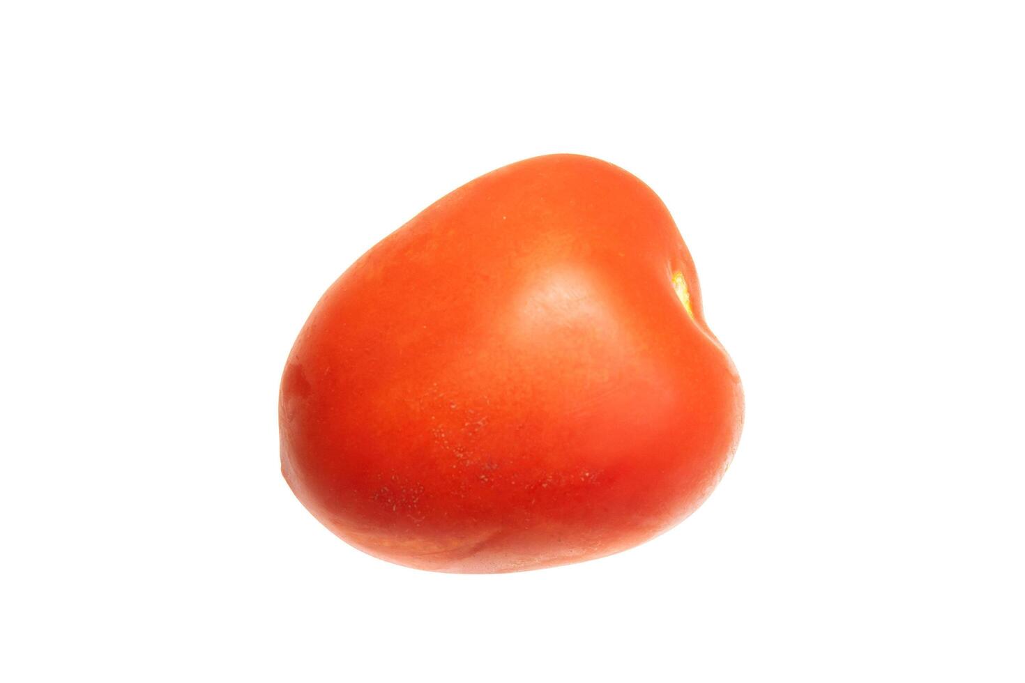 red tomatoes isolated background photo