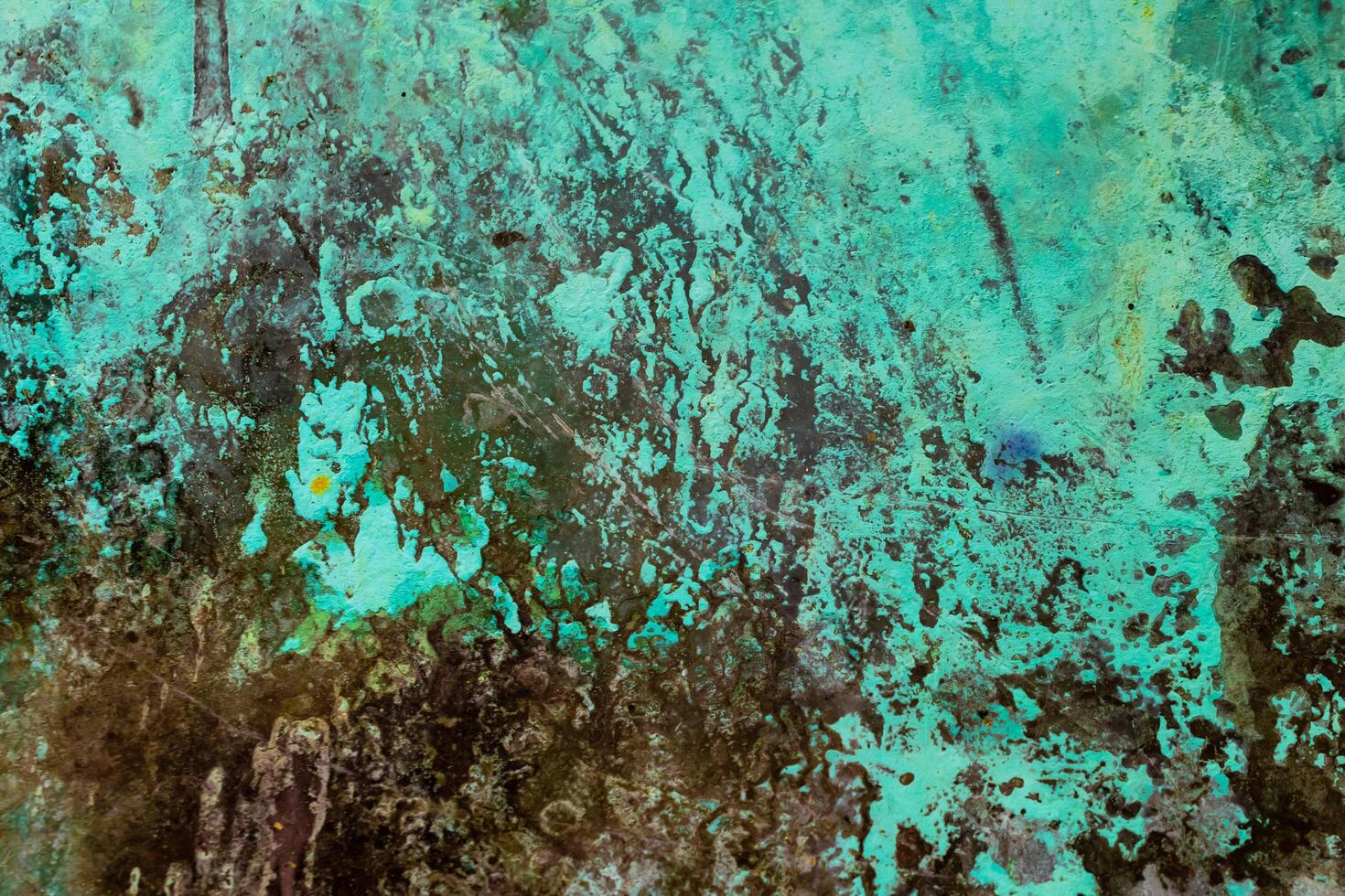 copper blue patina. abstraction photo