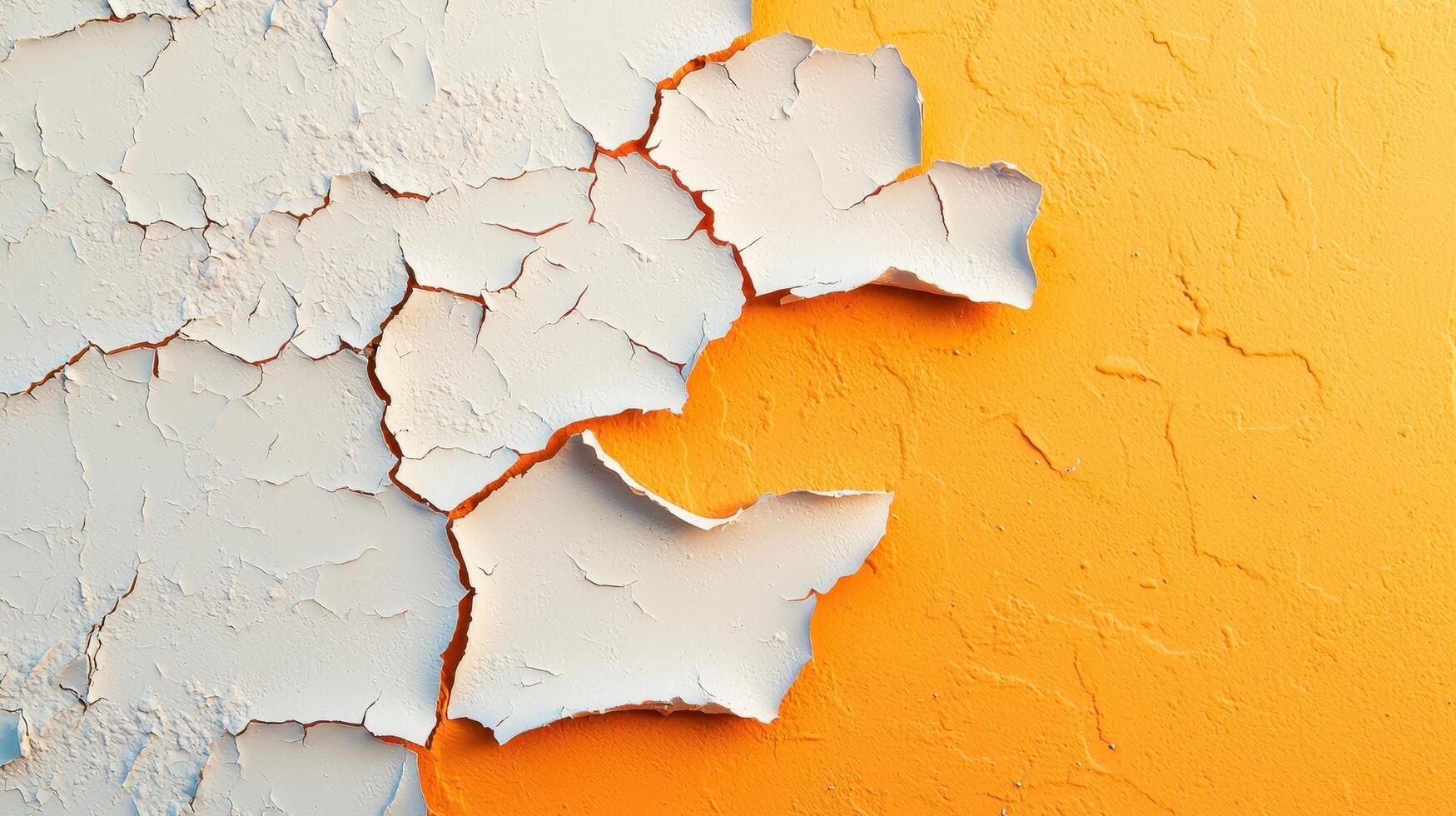 Peeling paint abstract background creative art minimalist design vibrant colors close-up view textured concept photo