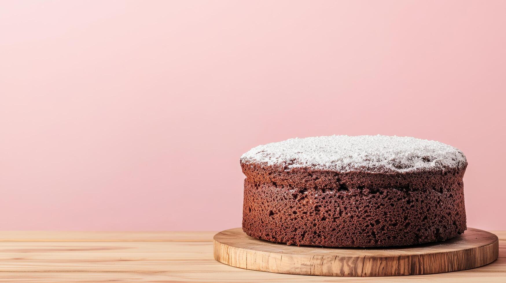Baking a chocolate cake kitchen food photography light background close-up dessert concept photo