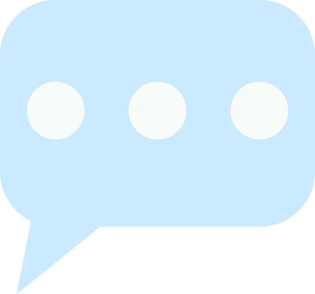 Chat message icon, illustration of speech bubble or communication, conversation, talk, social media, and business design isolated on white. vector