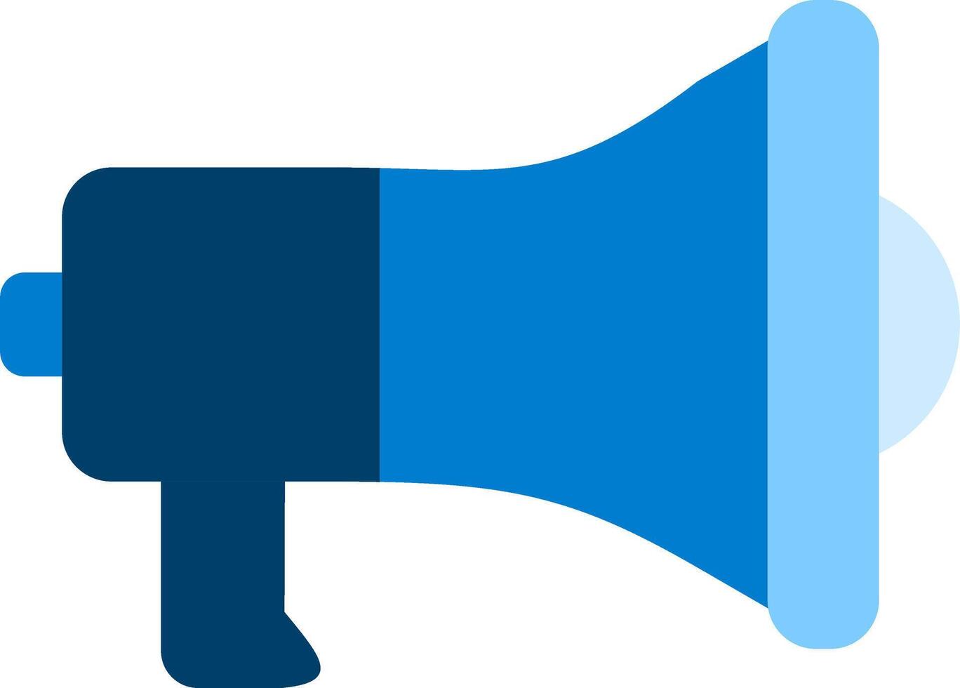 Megaphone loudspeaker for announcement and promotion-vector illustration isolated on a white background. vector