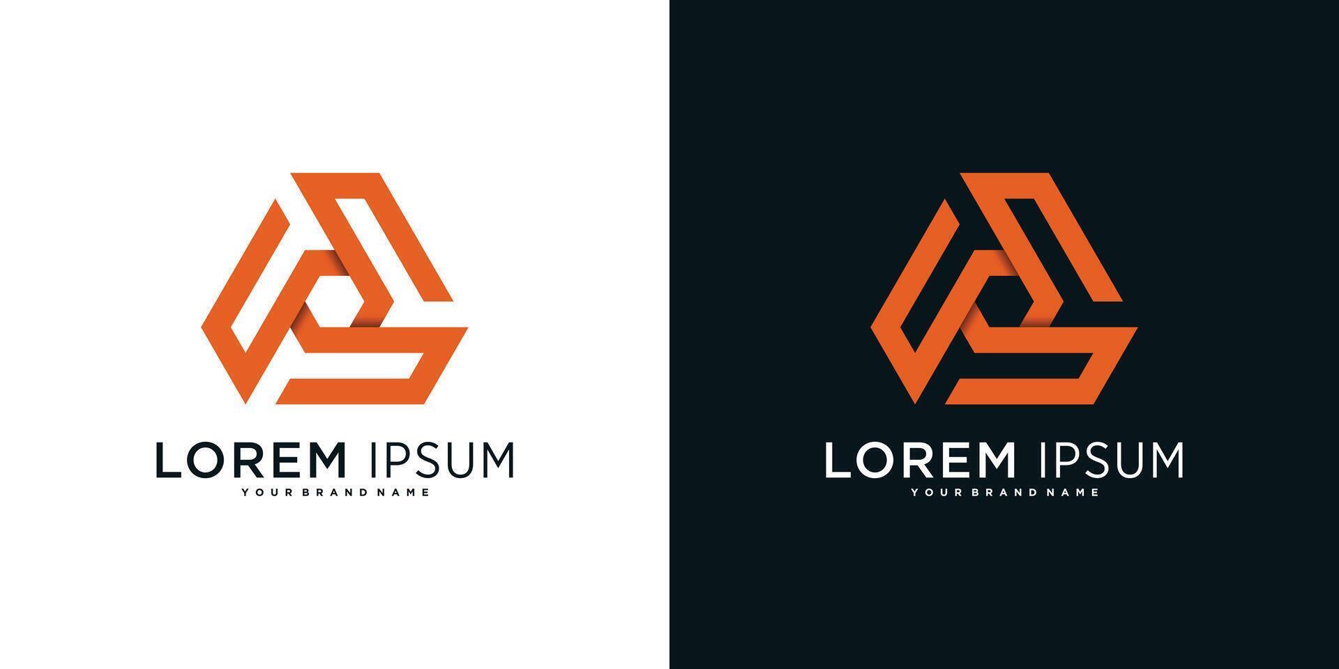 Company logo icon designs element, abstract triangle vector