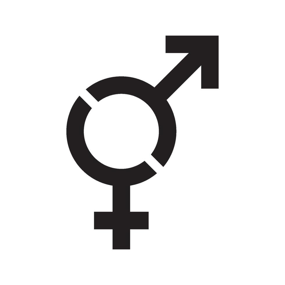 Gender symbol. design template . vector