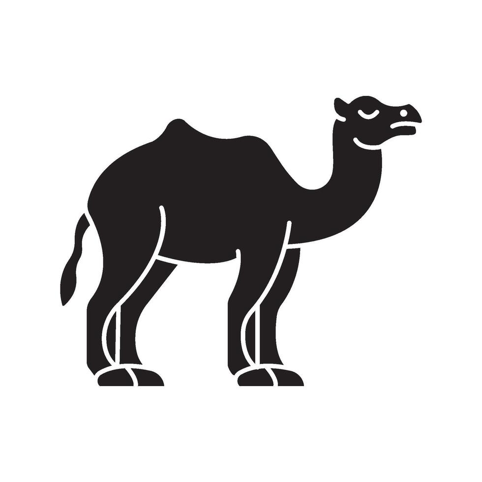Camel icon isolated on white background vector