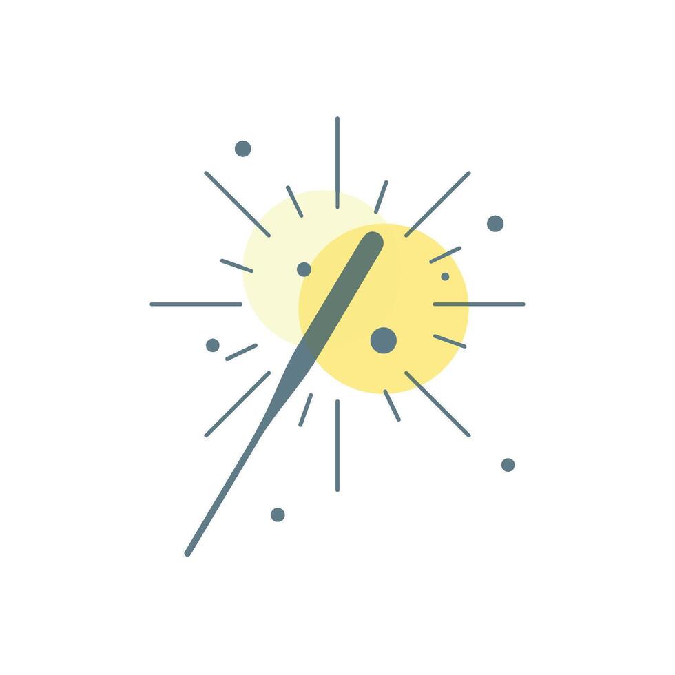 Sparkler icon design vector