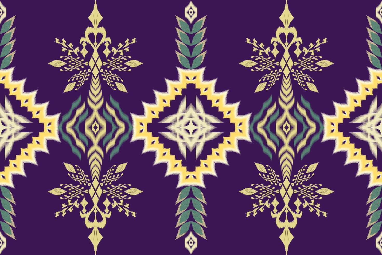 Ethnic Figure aztec embroidery style.Geometric ikat oriental traditional art pattern.Design for ethnic background,wallpaper,fashion,clothing,wrapping,fabric,element vector