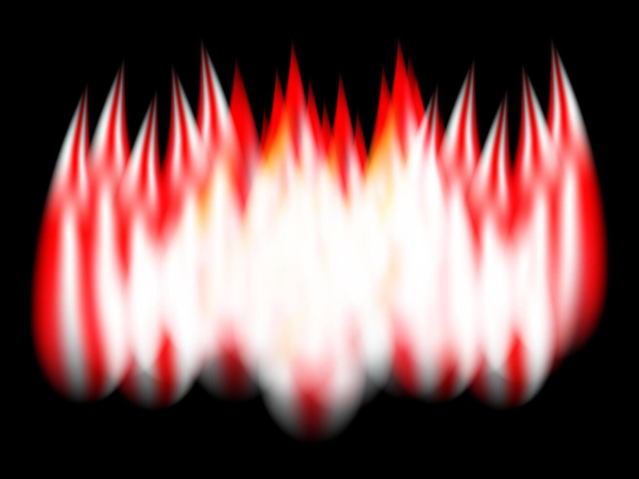 Glowing fire with blazing flames and burning sparks creating a warm and energetic atmosphere. vector