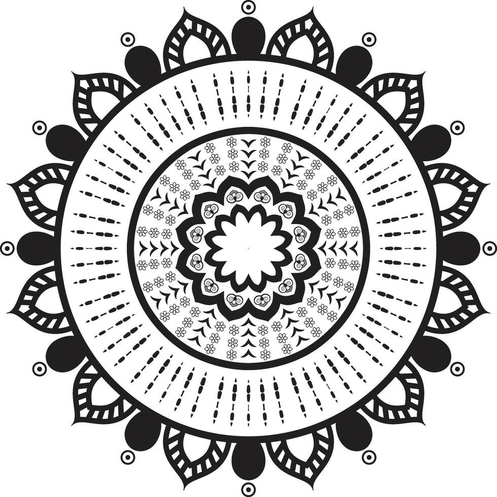 creative mandala design vector