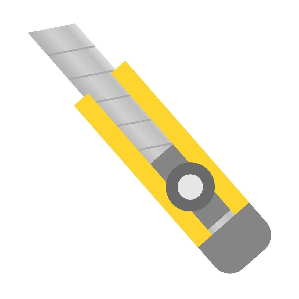 Utility Knife. Box cutter. vector