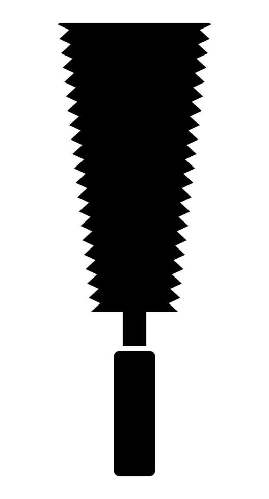 Japanese saw silhouette icon. vector